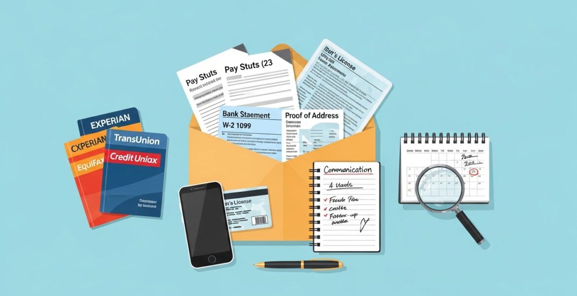 credit card application denial recovery — featured illustration