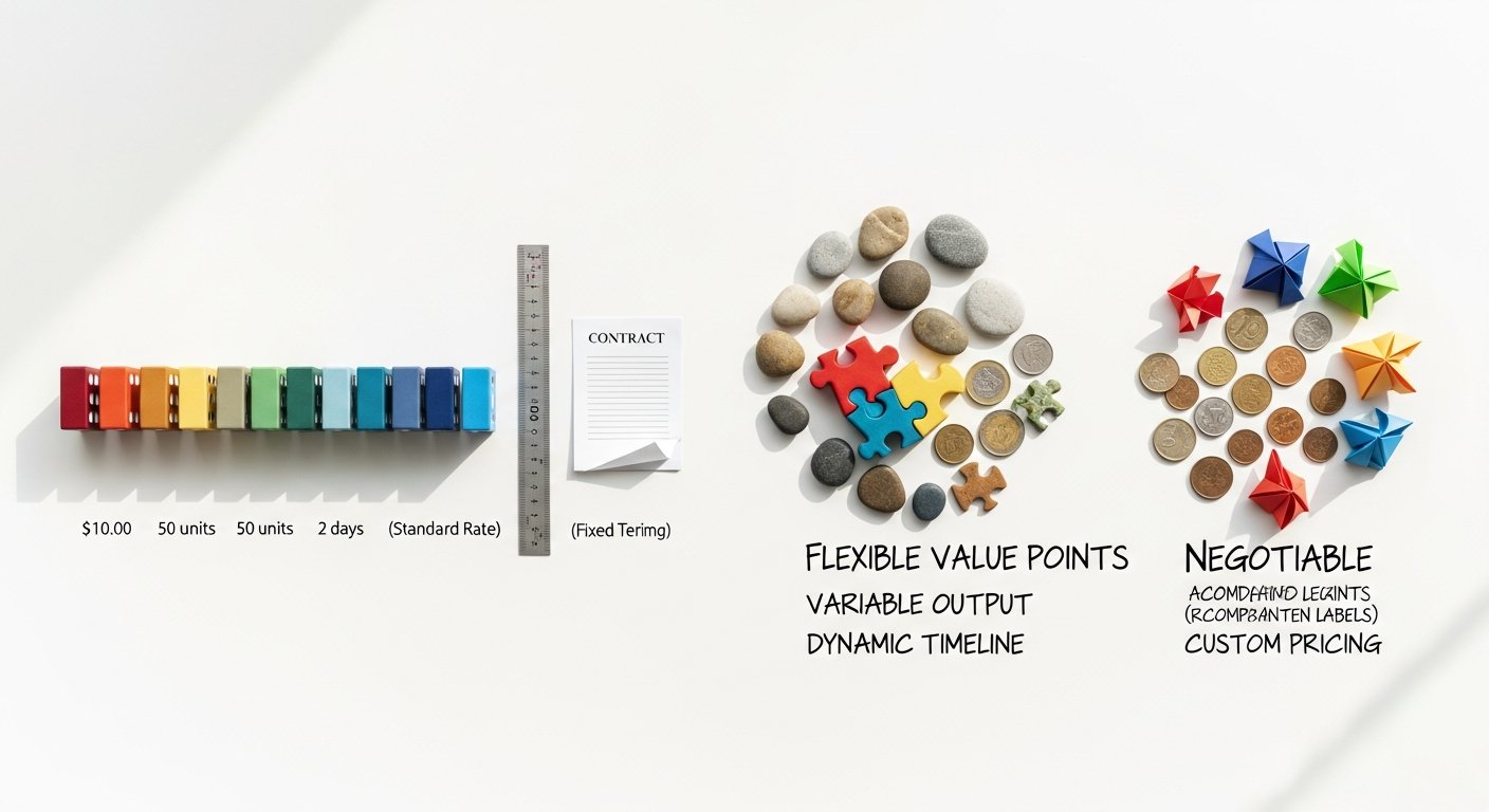 flexible vs fixed value points - photo 2 illustration
