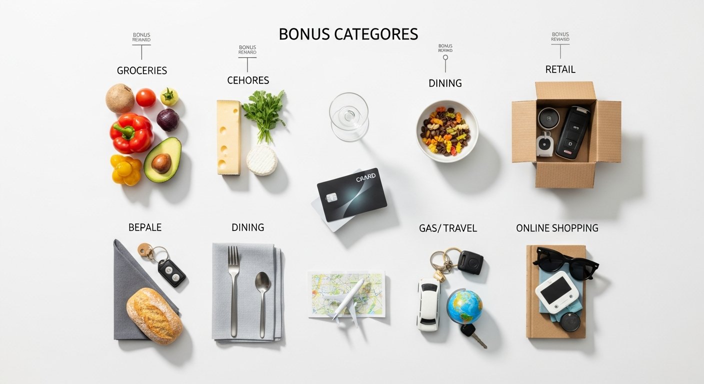 credit card bonus categories - photo 2 illustration
