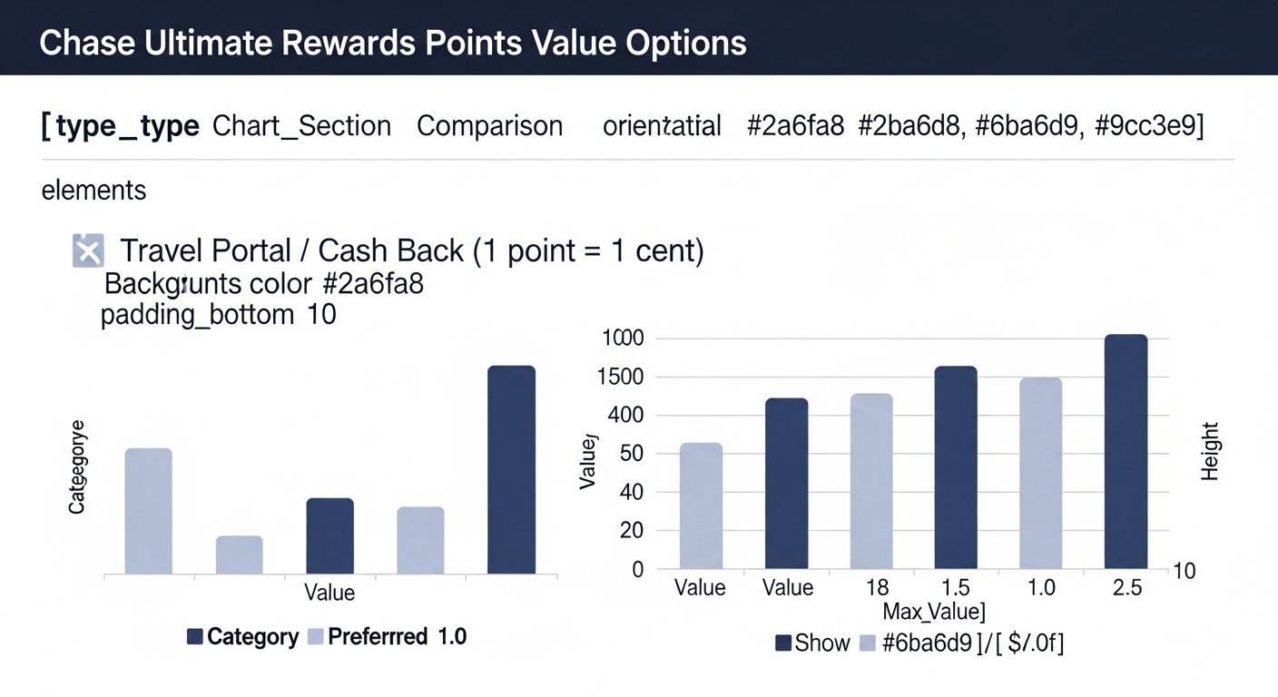 chase ultimate rewards points value - chart 6 illustration
