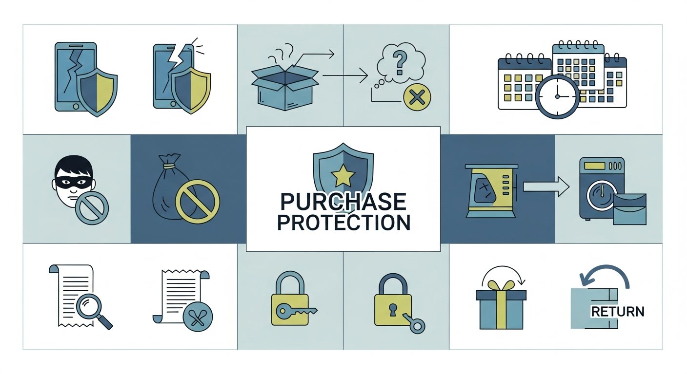 maximizing your financial security as a shopper — credit card purchase protection benefits
