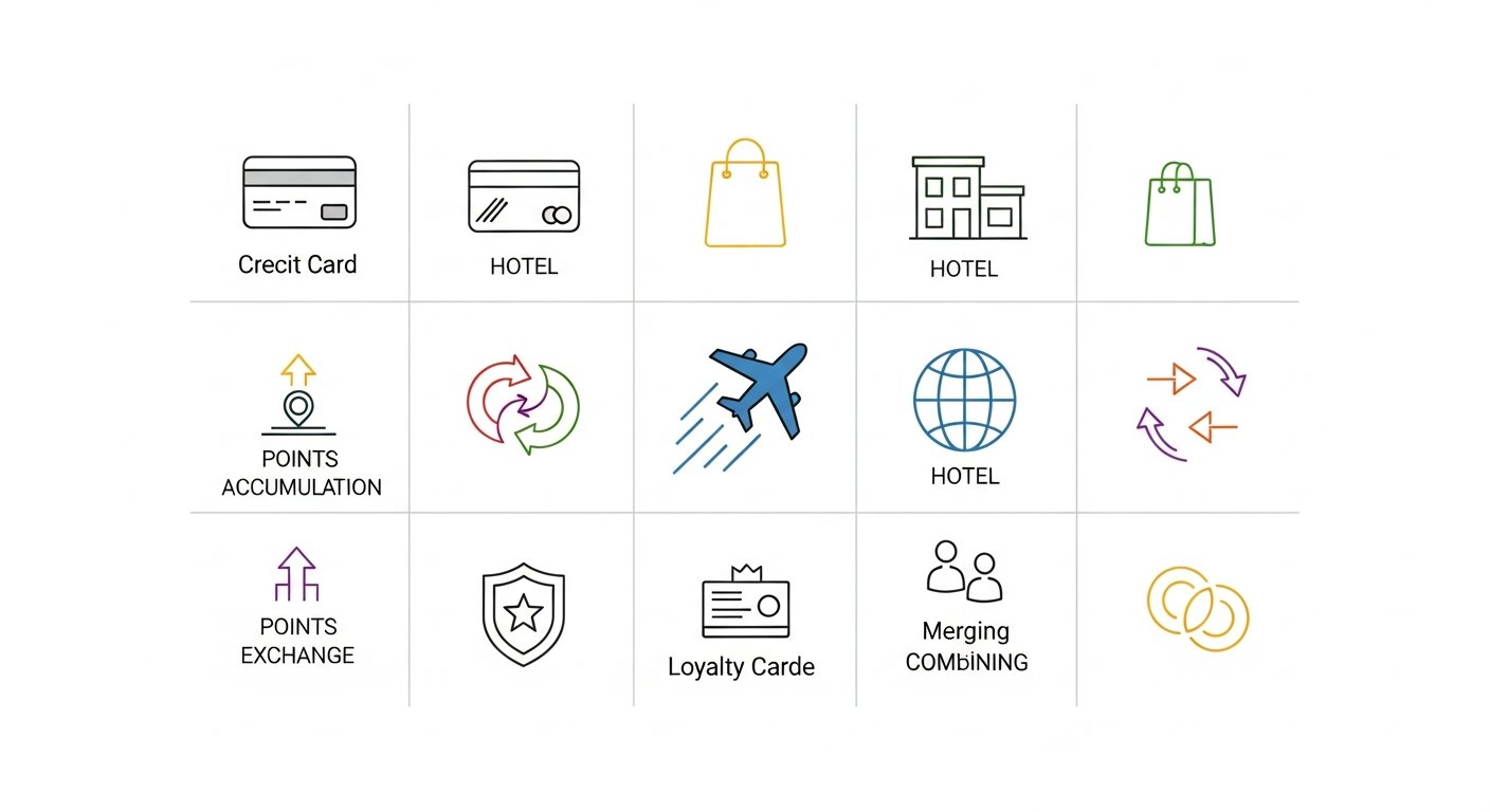 sources & references — combining loyalty points for travel